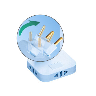 Convertor priză rotativă – Adaptor FlexiPlug™ (1+1 gratuit)
