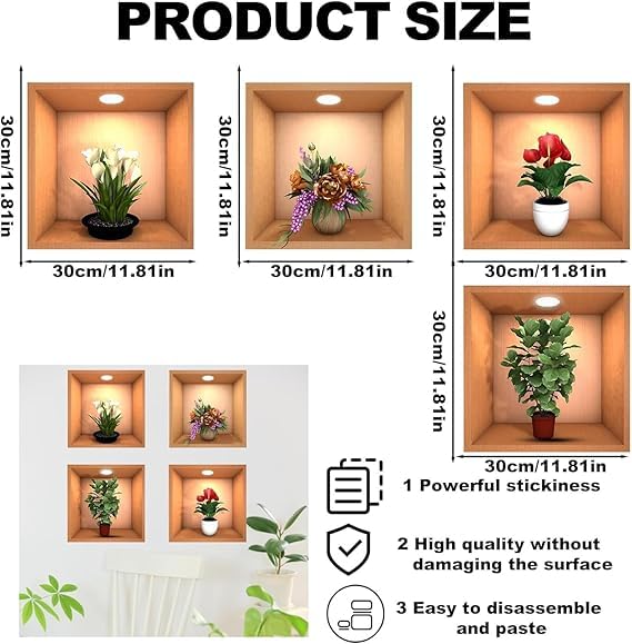 Autocolant de perete 3D – DecoBox™