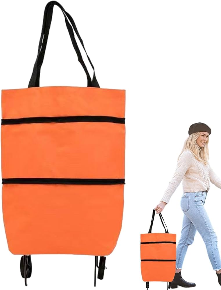Geantă de cumpărături pliabilă pe roți – RollBag Smart