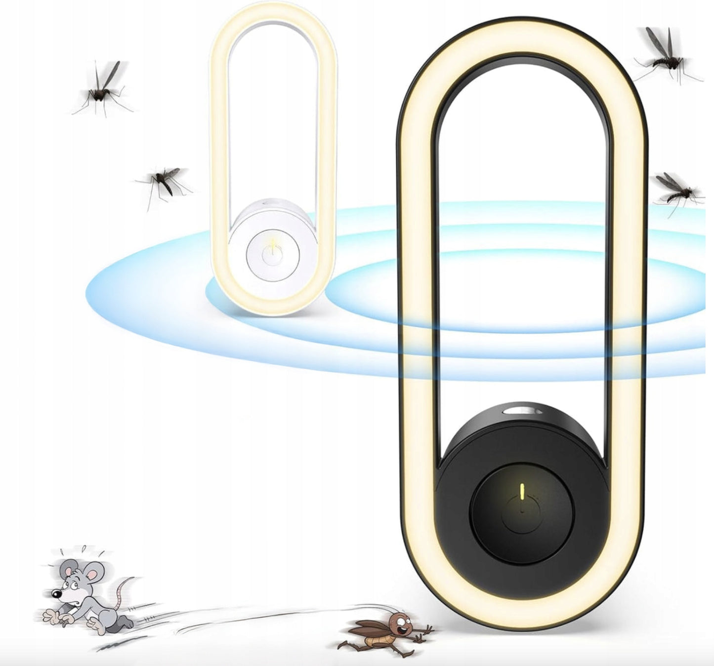 Repelent cu ultrasunete împotriva țânțarilor – MosquiBlock™ LED