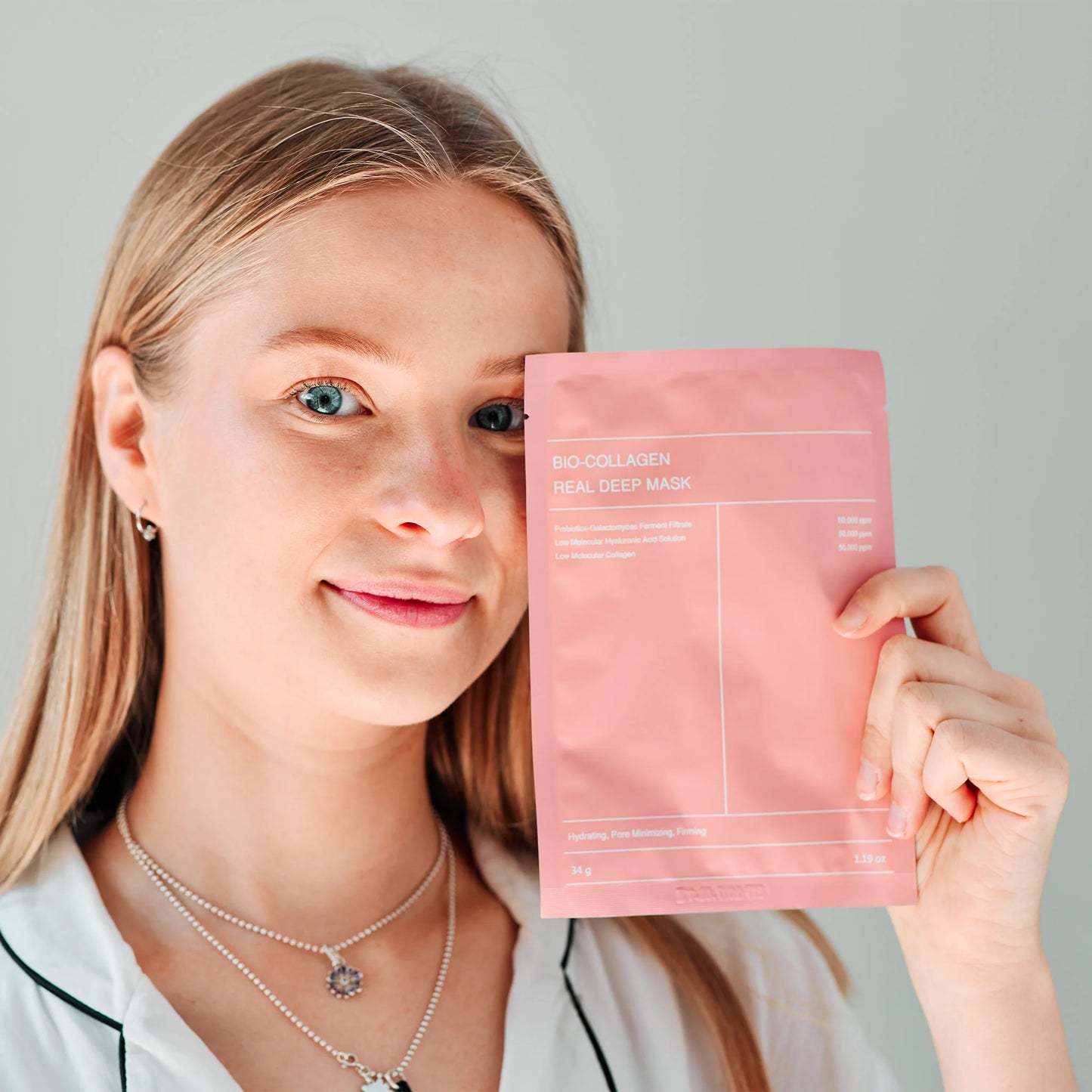 Mască Glowence™ cu colagen strălucitor