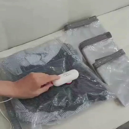 Kit de compresie VacBird™ (9 pungi + pompă electrică USB)